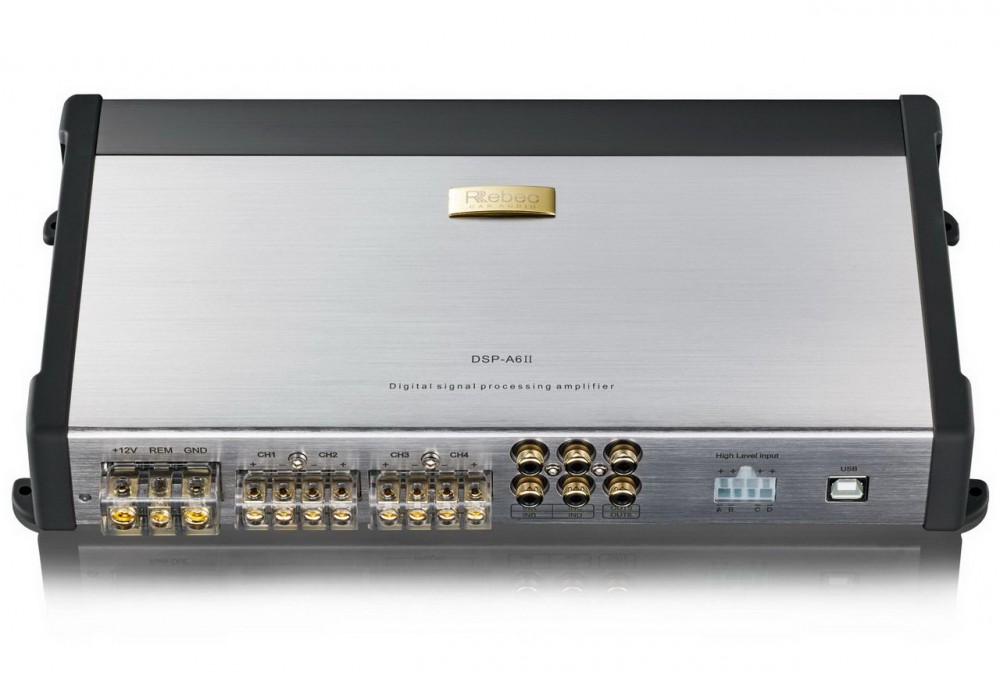 Rebec A6 II | Bilstereo Bass forsterker høytaler støydemping DSP DAB ...