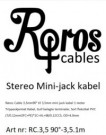 Røros Cable mini jack kabel thumbnail