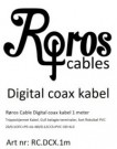 Røros cable Digital Coax kabel thumbnail