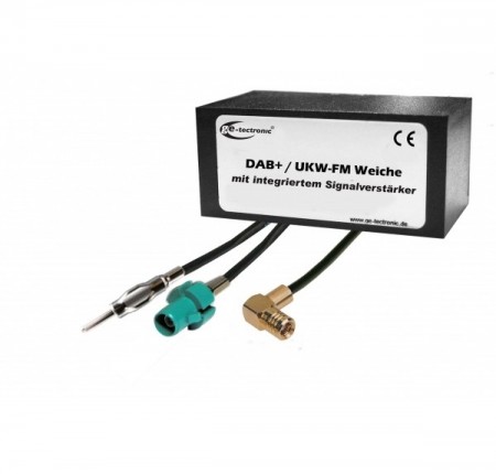 DAB/DAB+ Splitter m/forst (Fakra-DIN)