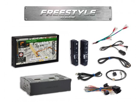 Alpine X701D-F - Freestyle bilradio