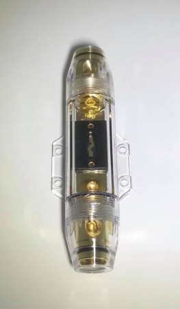 Sikkringsholder inline ANL 0/4G inn/ut med 1 stk 100a sikring
