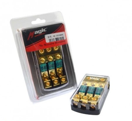 Sikkringsholder 3 mini ANL 1stk 0/4G 3stk 4/8G 2x60a